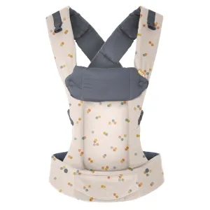 Beco Gemini Baby Carrier Newborn to Toddler - Front, Back and Hip Seat Carrier, Baby Carrier Backpack & Baby Front Carrier with Adjustable Seat, Ergonomic Baby Holder Carrier 7-35lbs (Dots)