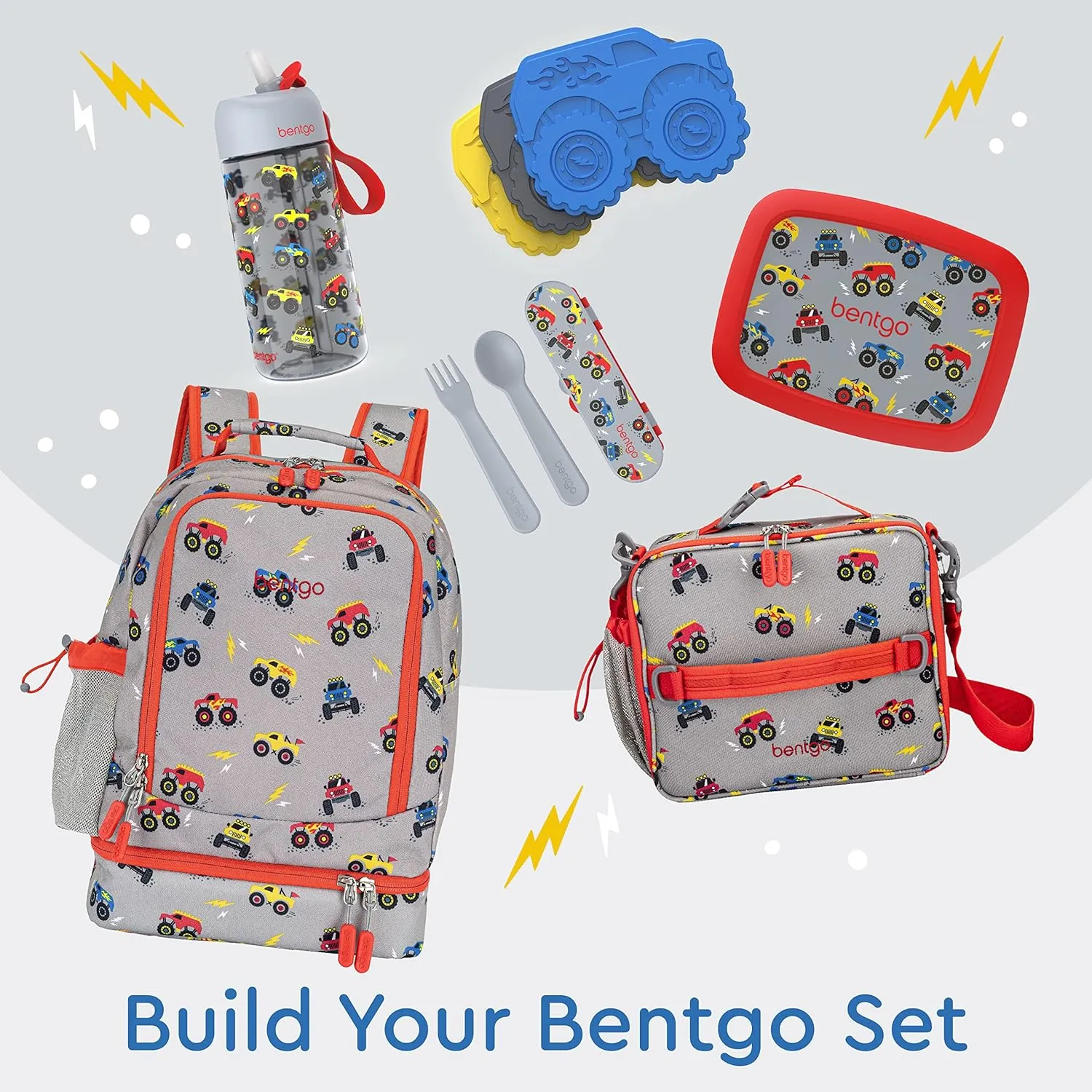 Bentgo Kids Prints 2-in-1 Backpack & Insulated Lunch Bag