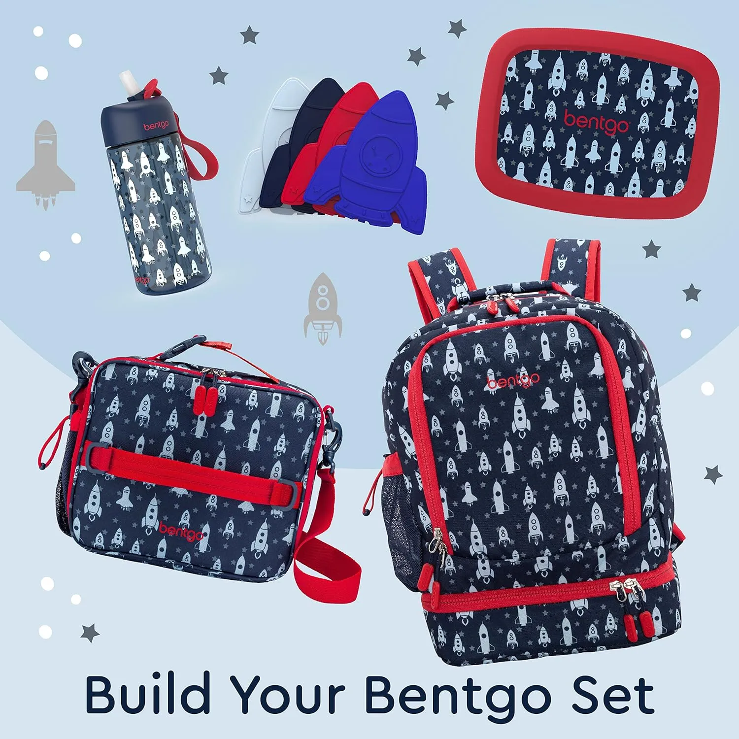 Bentgo Kids Prints 2-in-1 Backpack & Insulated Lunch Bag