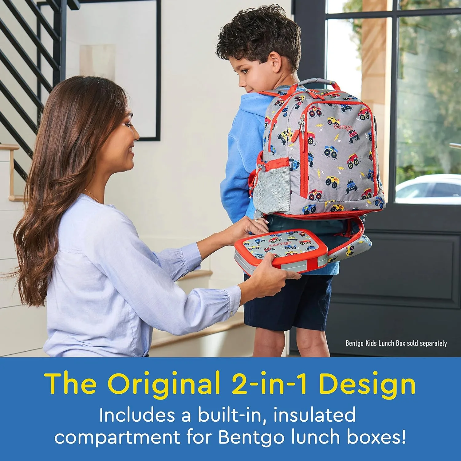Bentgo Kids Prints 2-in-1 Backpack & Insulated Lunch Bag