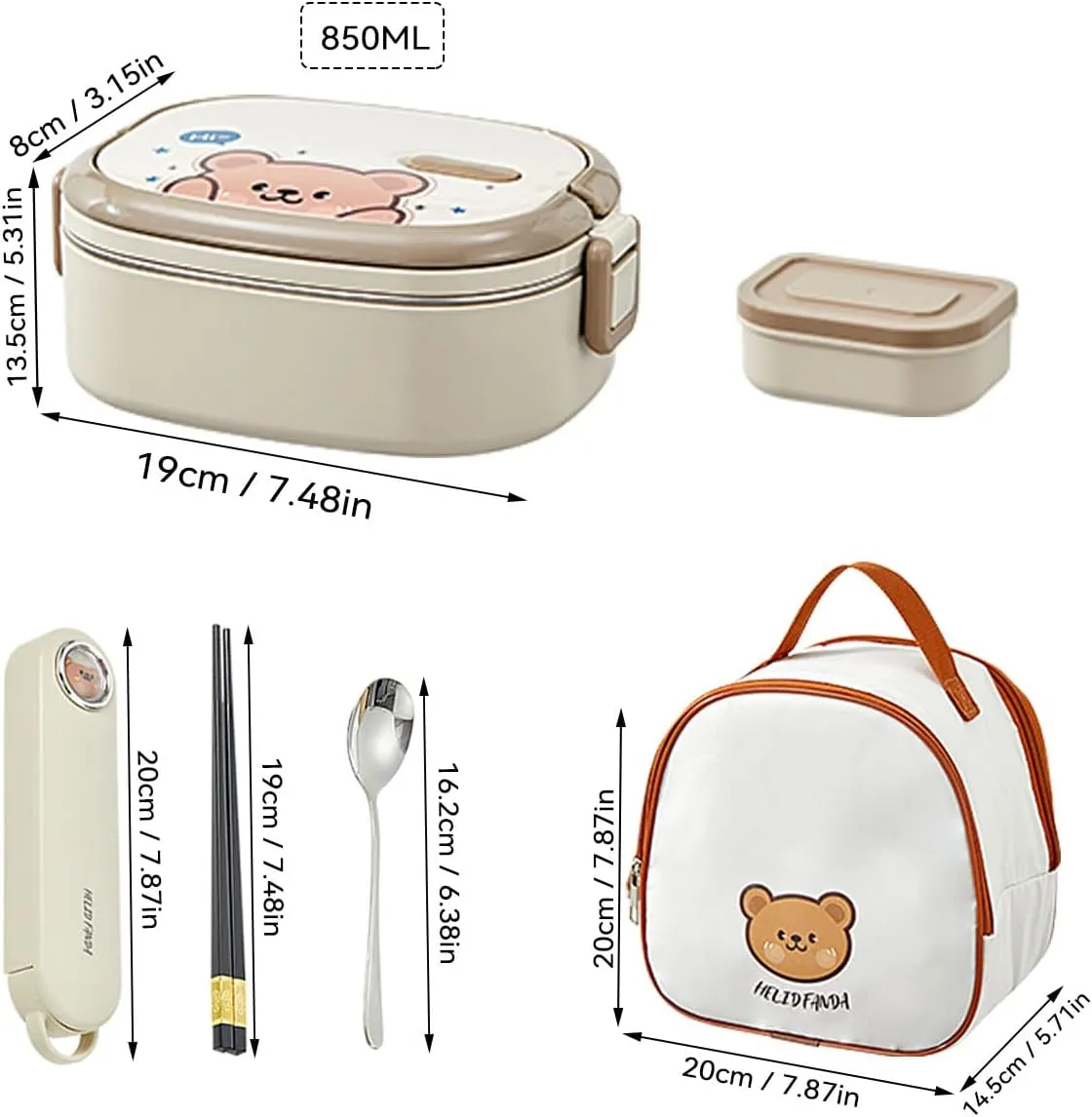 Bento Box Stainless Steel Lunch Boxes Stackable Lunch Container with Bag & Cutlery Leakproof Food Container for Women Adults Bento Boxes for Travel Office