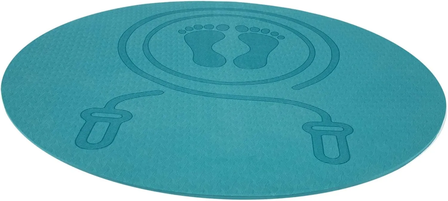 BESTonZON Slip Jumping Mat Shock Absorbing Exercise Cushion for Indoor Fitness Thick Soundproof Floor Pad for Home Workouts and Yoga
