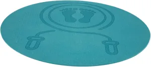 BESTonZON Slip Jumping Mat Shock Absorbing Exercise Cushion for Indoor Fitness Thick Soundproof Floor Pad for Home Workouts and Yoga