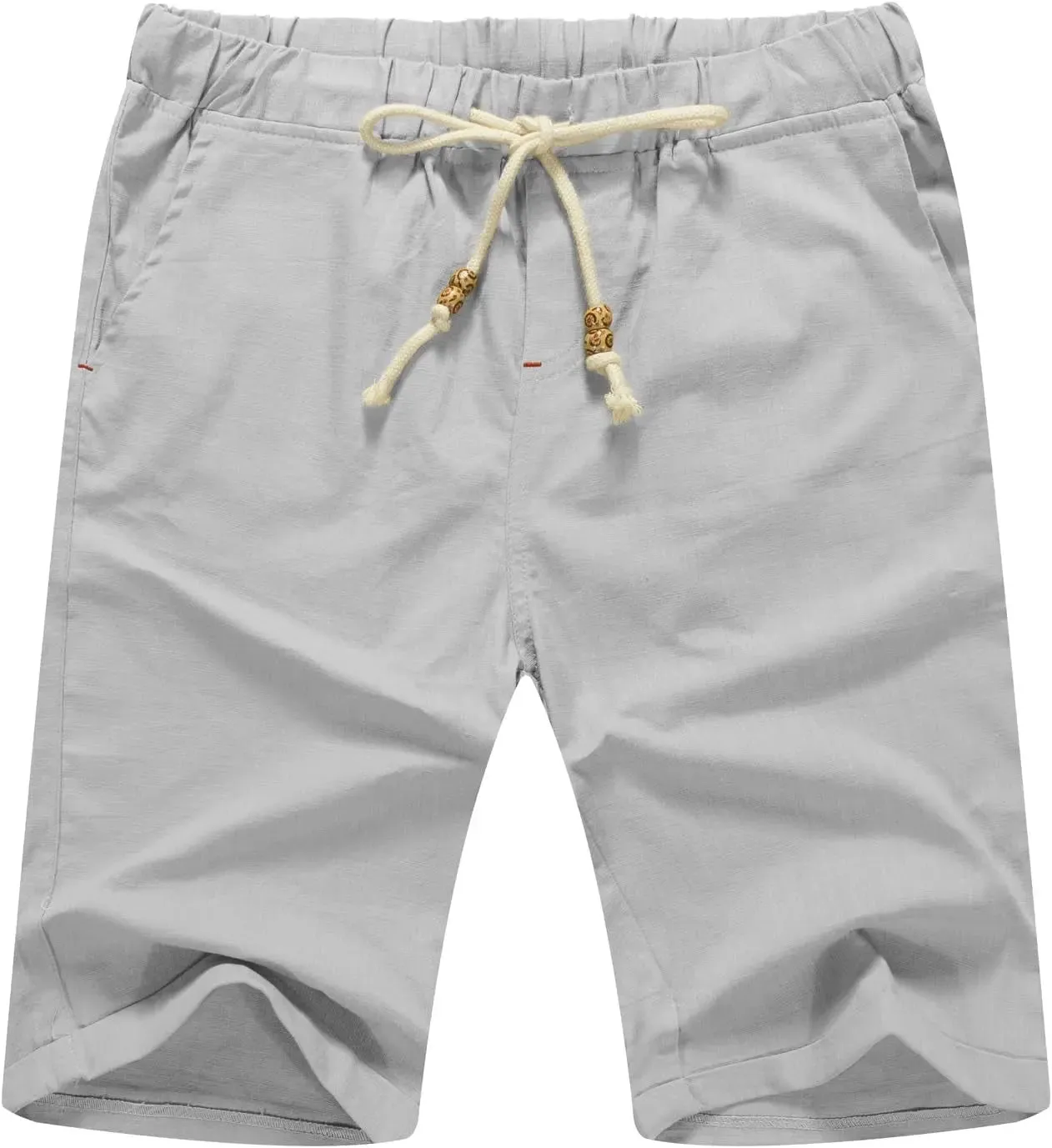 Big Men's Plus Size Linen Drawstring Shorts