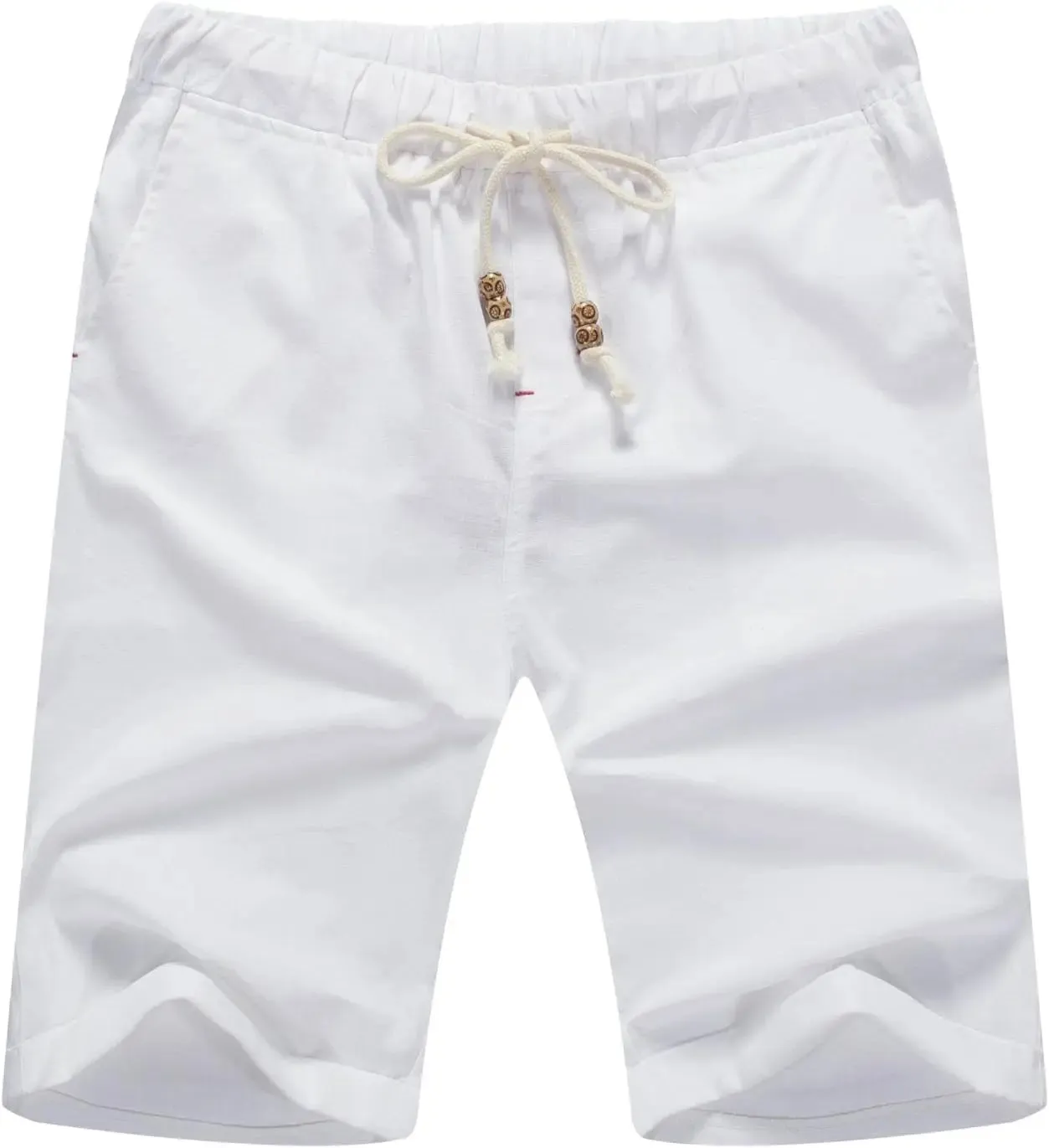 Big Men's Plus Size Linen Drawstring Shorts