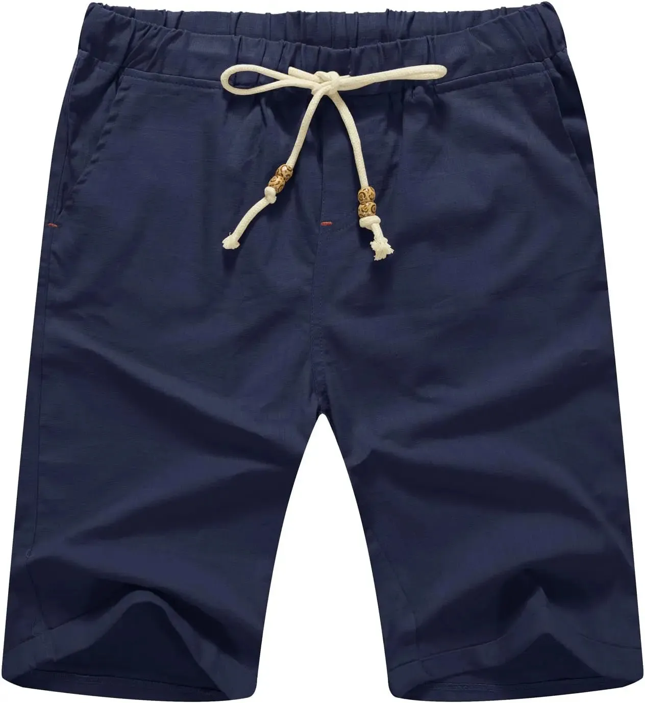 Big Men's Plus Size Linen Drawstring Shorts