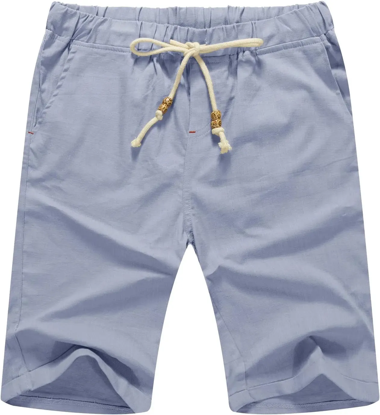 Big Men's Plus Size Linen Drawstring Shorts