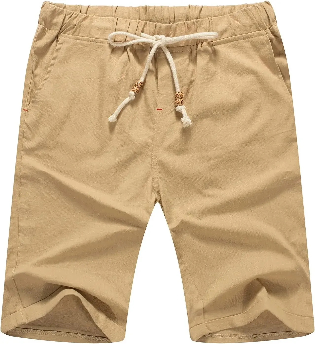 Big Men's Plus Size Linen Drawstring Shorts