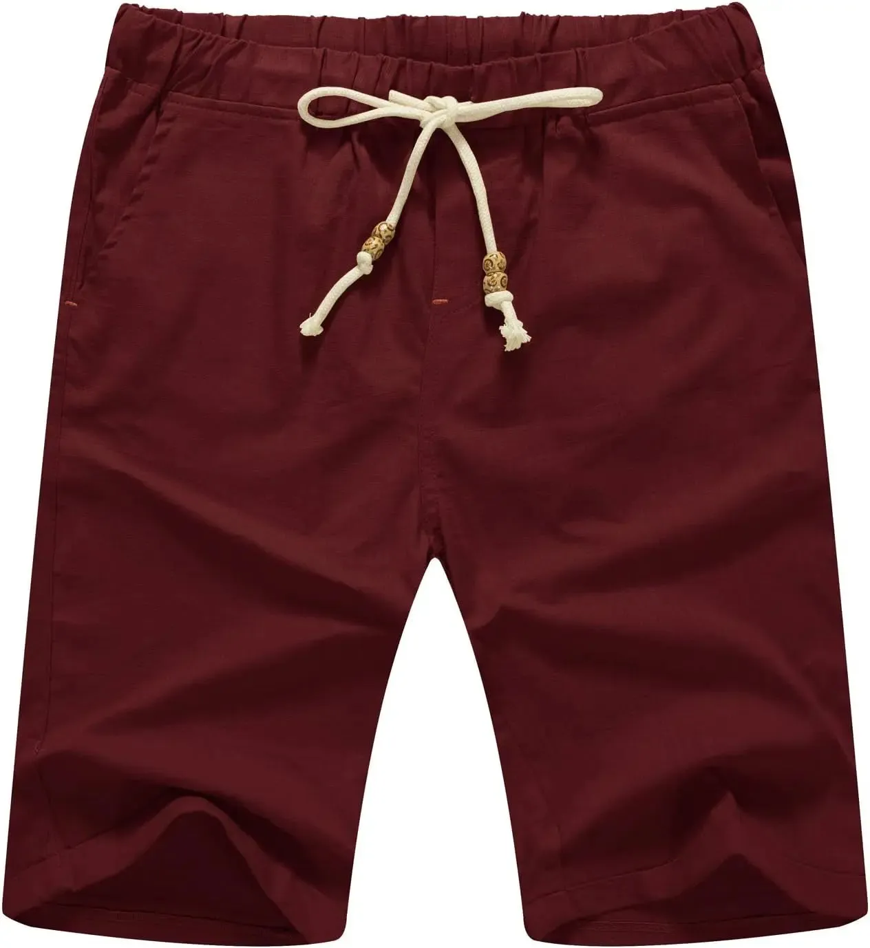 Big Men's Plus Size Linen Drawstring Shorts