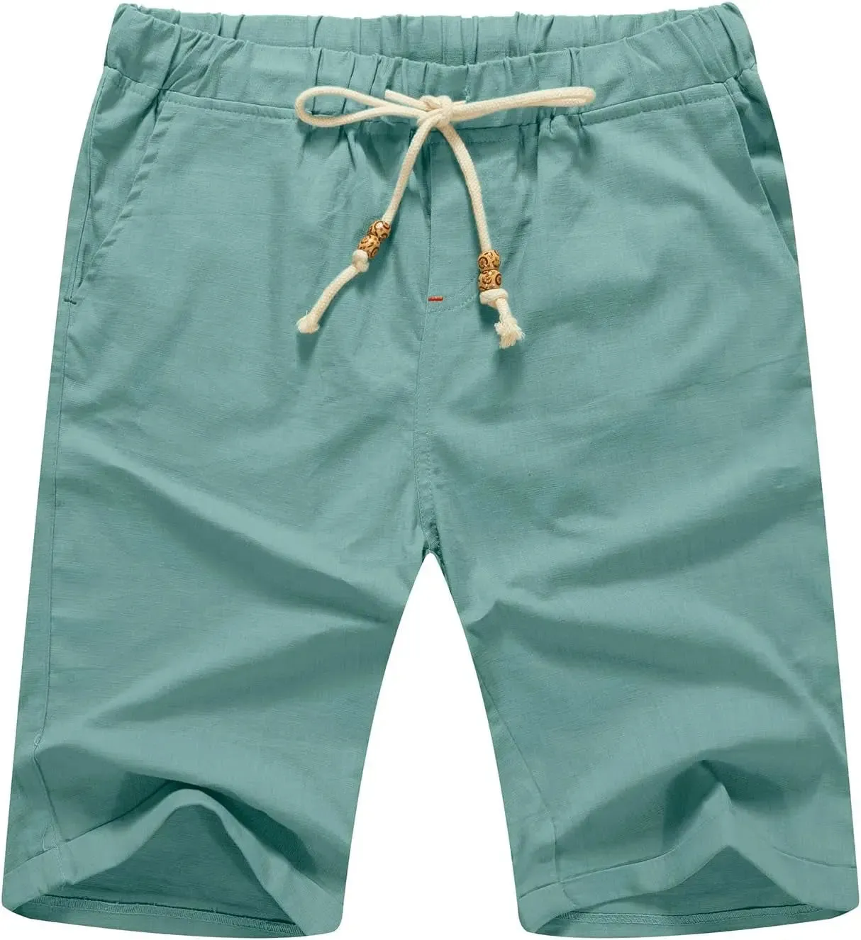 Big Men's Plus Size Linen Drawstring Shorts