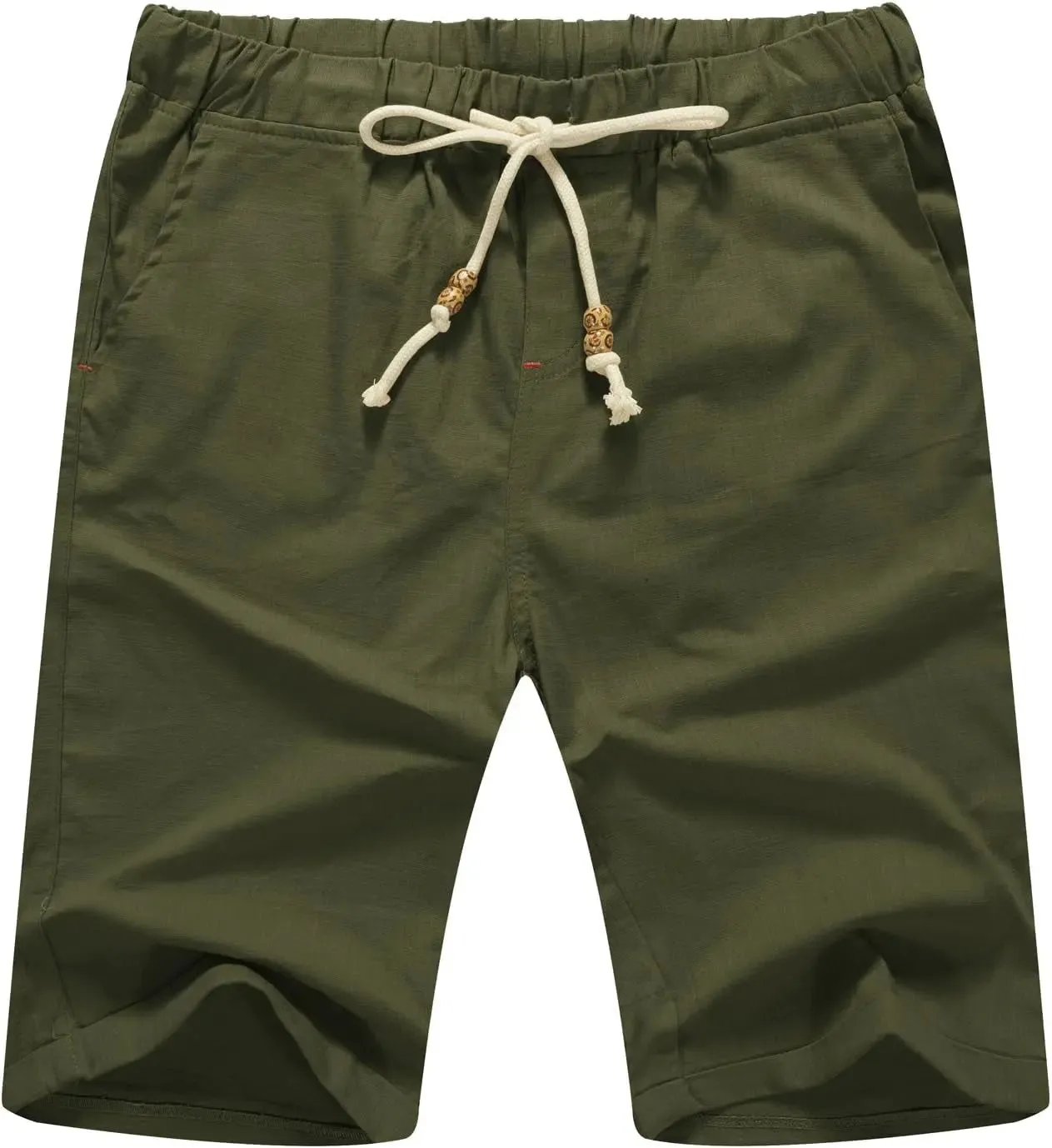 Big Men's Plus Size Linen Drawstring Shorts