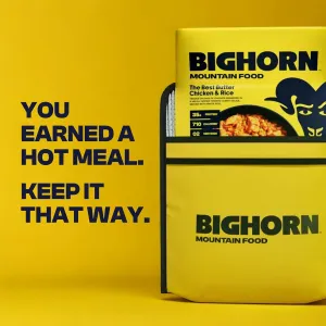 Bighorn Insulated Bag for Backpackers - Durable Small Insulated Pouch for Freeze Dried Backpacking Meals - Packs Flat, Lightweight, Aids Rehydration, Keeps Food Hot, 10 ¼” x 7 ½” x 3 ½”, 1.5oz