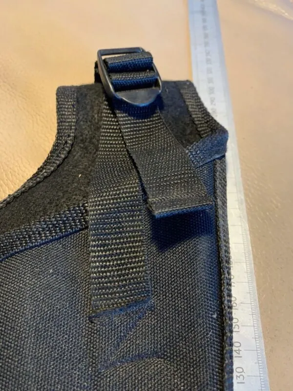 Black Fabric Pistol Holster - B40