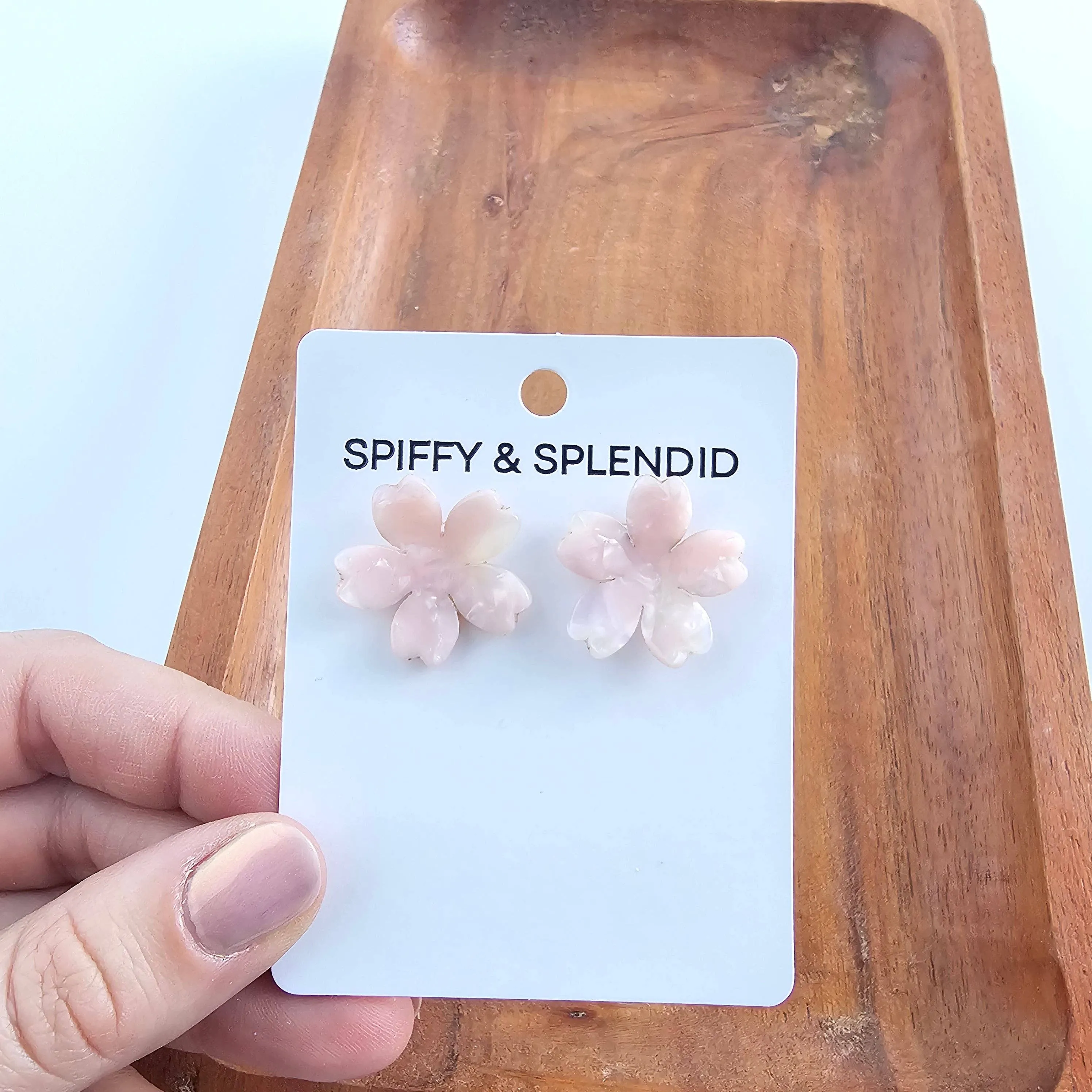 Blossom Pink Stud Earrings