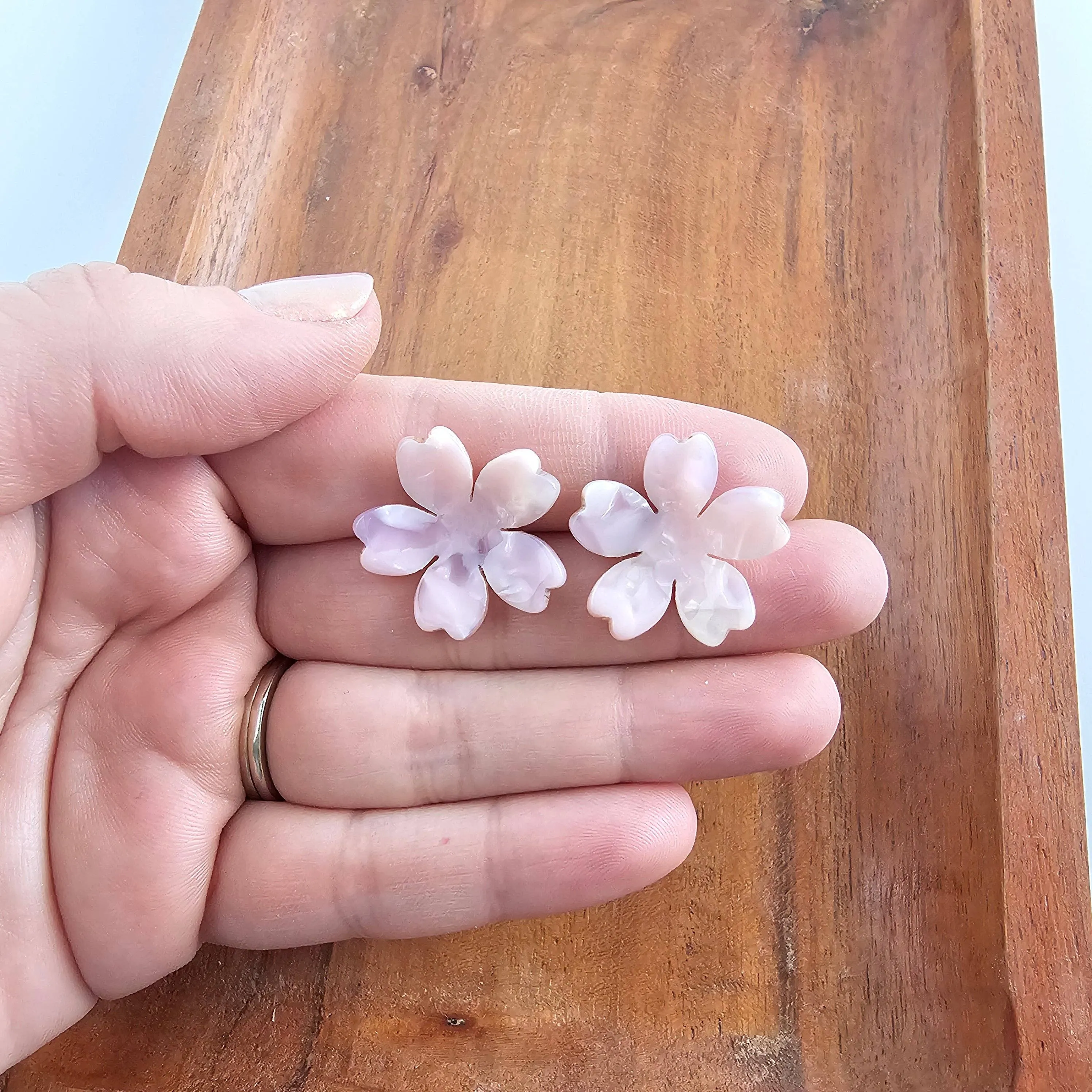 Blossom Pink Stud Earrings