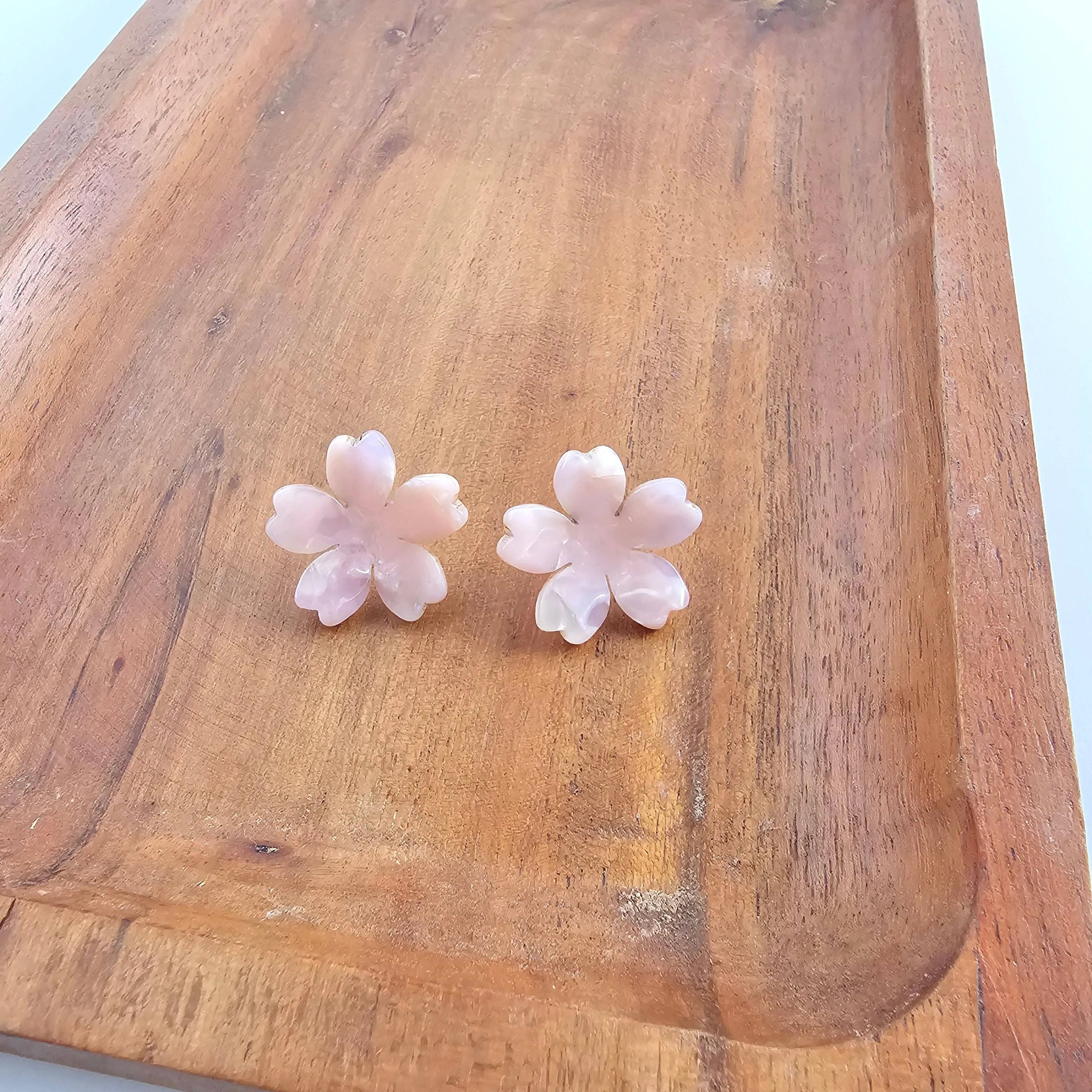 Blossom Pink Stud Earrings