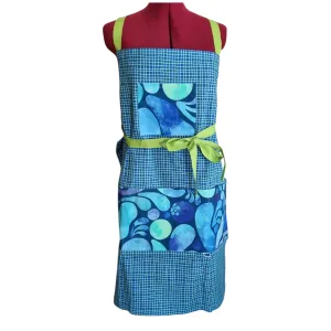 Blue two print combo apron 2.0
