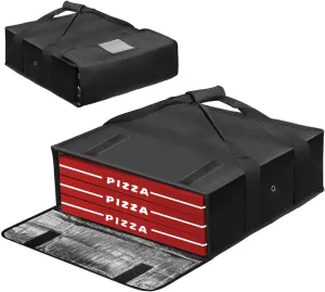 Boczif Pizza Bags - Insulated Pizza Warmer for Delivery, Reusable, 20x20x6