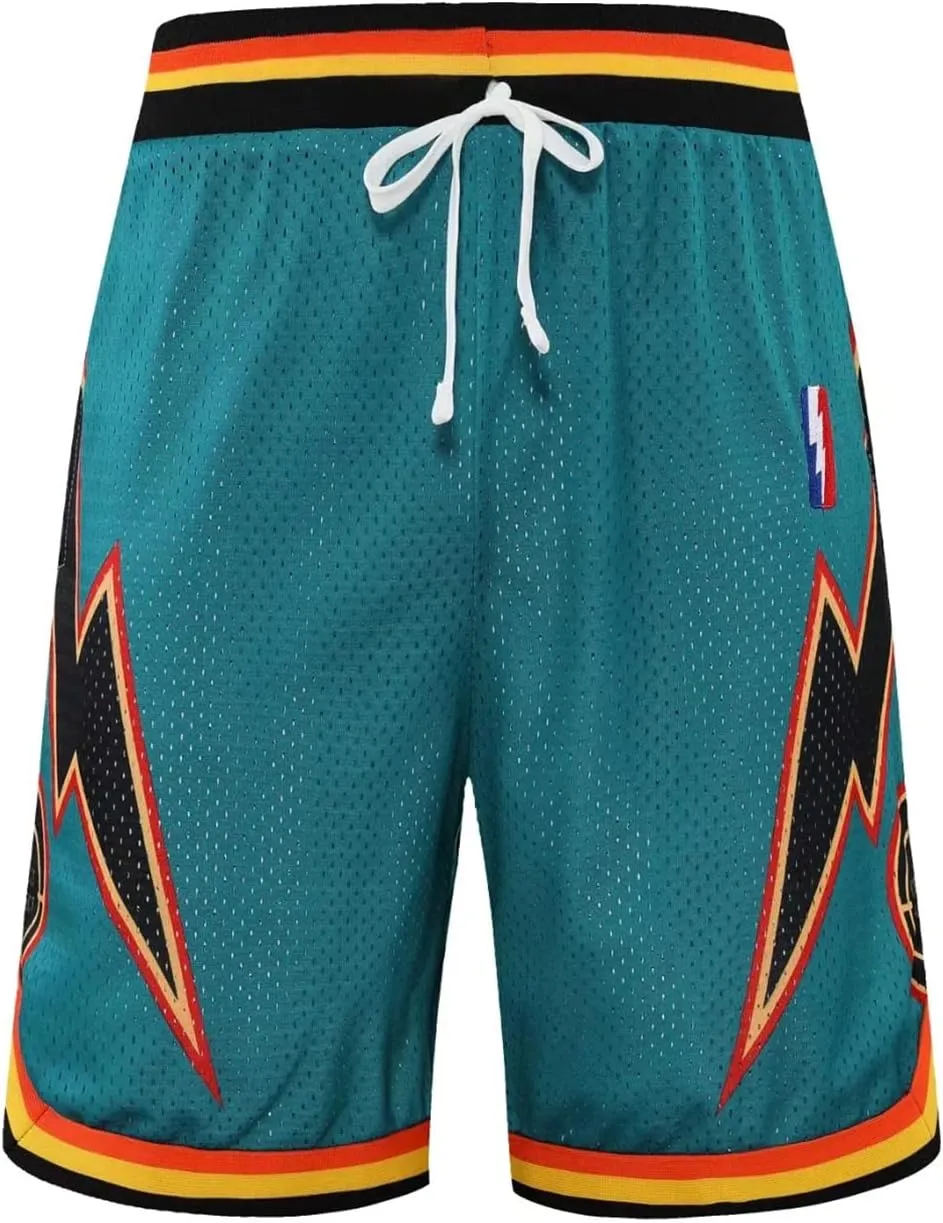 BOOMLEMON Men's Basketball Shorts Gym Training Workout Athletic Shorts Mesh Graphic Print Running Short Pants