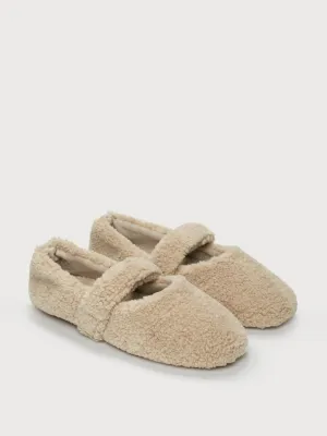 Borg ballet slippers