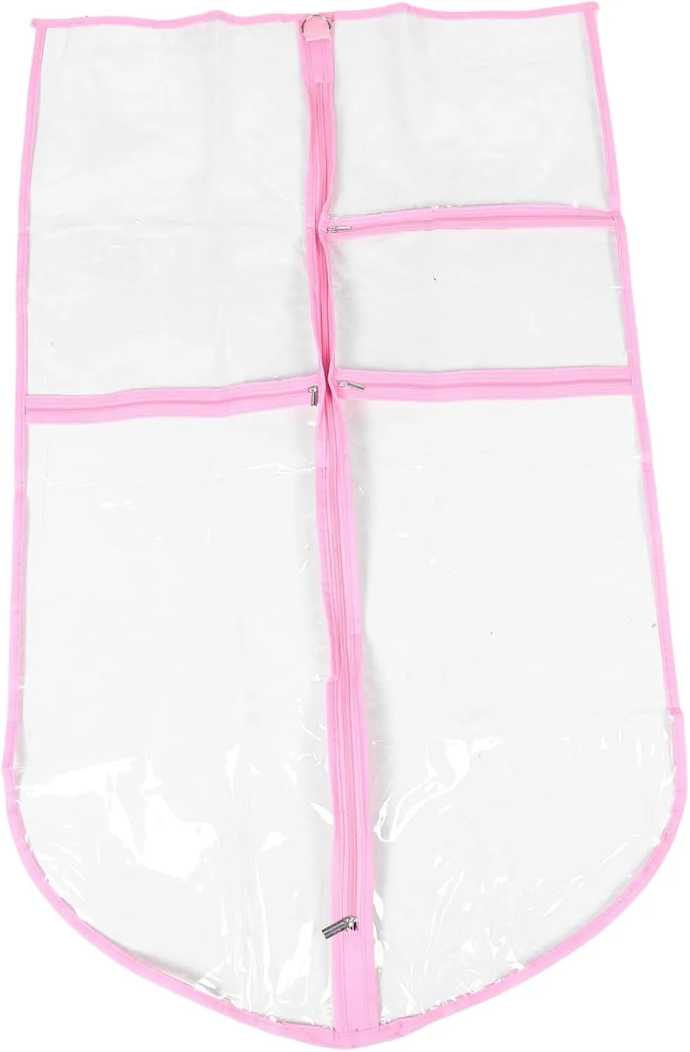 Boys and Girls' Pvc Suit Bag Waterproof Garment Bag for School Dance Travel Makeup Pouch Multiple Pockets