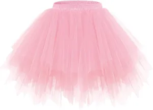 Bridesmay Women's Tutu Skirt 2025 50s Vintage Ballet Bubble Dance Skirts for Cosplay Party