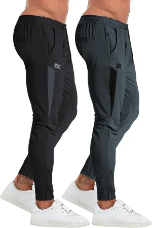 BROKIG Mens Tapered Gym Joggers,Men's Lightweight Jogging Pants Quick Dry Casual Athletic Running Workout with Pockets