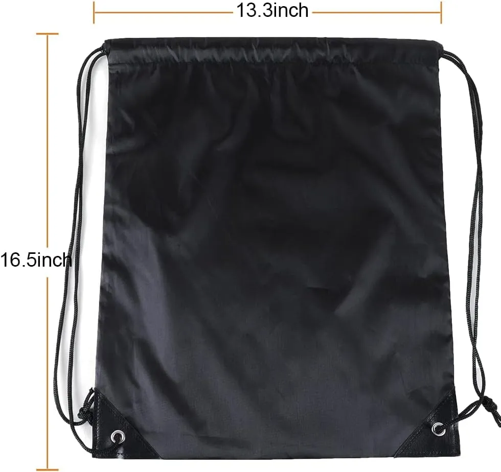 Bulk Drawstring Bags, Polyester Draw String Bags, Gym Sports Cinch Bag Drawstring Backpack for Women Men