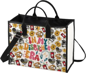BWWKTOP Dispatcher Tote Bag Appreciation Gifts In My Dispatcher Era Shoulder Bag Emergency Merch