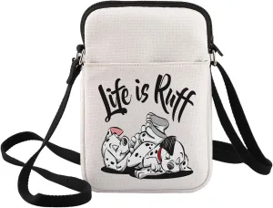 BWWKTOP One Hundred Matians Dog Crossbody Bag Pongo & Perdita & Roger Fans Gift Roger and Anita Shoulder Bag