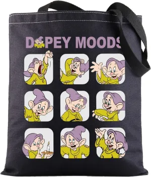 BWWKTOP Seven Spirits Tote Bag Snow's Protectors Gifts Spirits Moods Shoulder Bag Seven Friends Merchandise