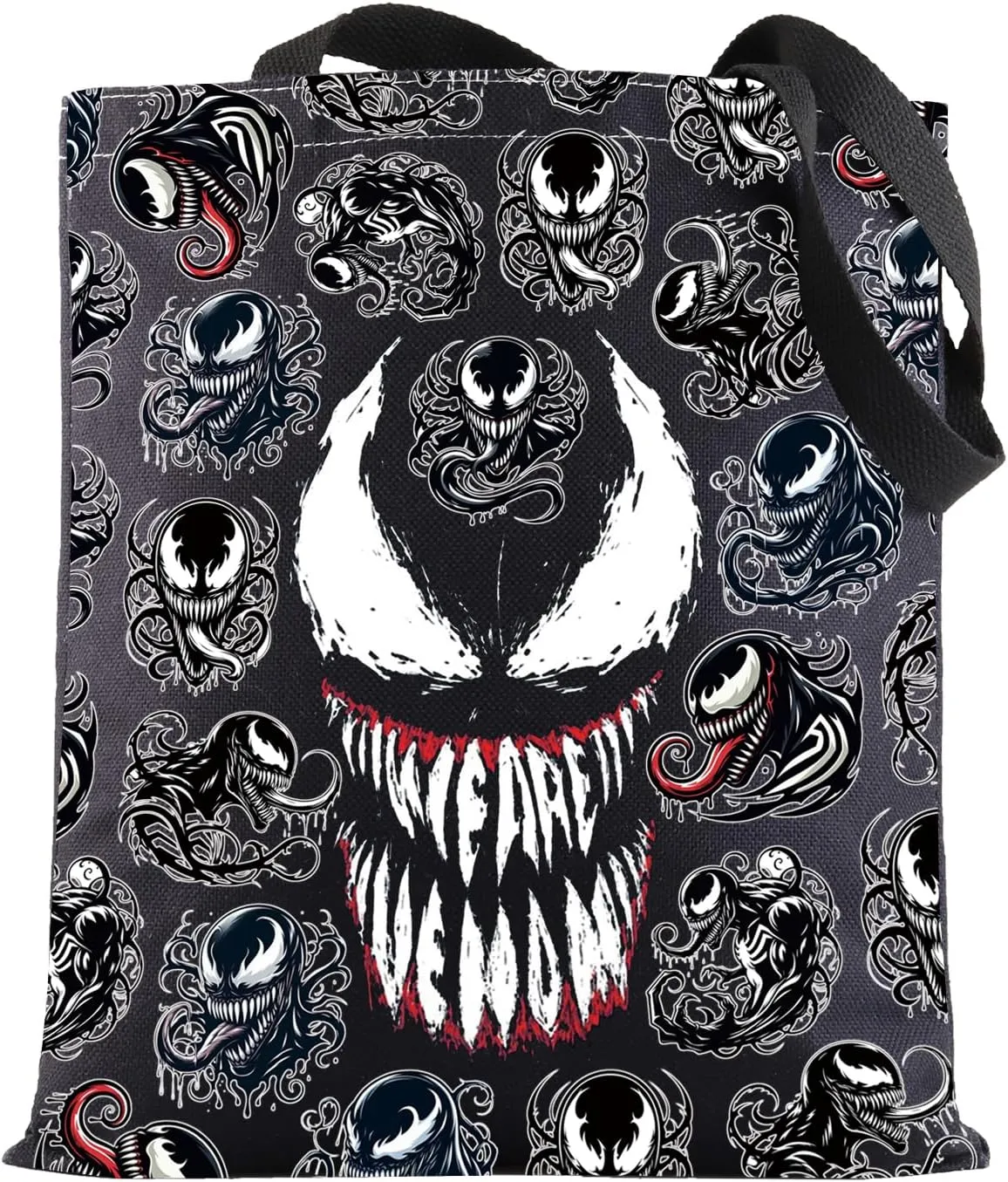 BWWKTOP Spider Hero Villain Tote Bag Super Hero Fans Gift Anti Hero Grocery Bag Spider Movie Merch