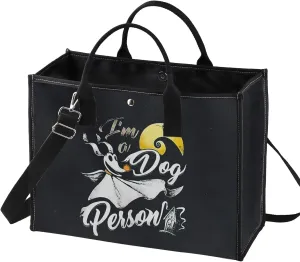 BWWKTOP Zero Dog Tote Bag Jack's Ghost Dog Fans Gift I'm A Dog Person Zero Shoulder Bag Zero Dog Merch