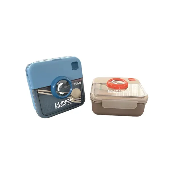 Camera Lunch Box with Cutlery's