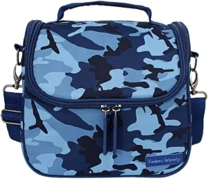 Camo Lunch Bag Insulated Lunch Box Detachable Adjustable Strap… (Camo Blue)