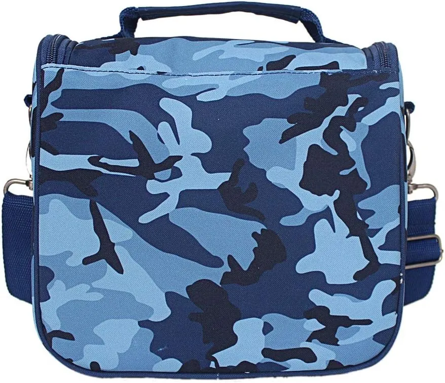 Camo Lunch Bag Insulated Lunch Box Detachable Adjustable Strap… (Camo Blue)