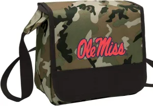 Camo Ole Miss Lunch Bag Shoulder University of Mississippi Lunch Boxes