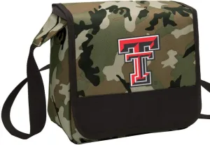 Camo Texas Tech Lunch Bag Shoulder Texas Tech Red Raiders Lunch Boxes