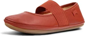 Camper Right Leather Mary Jane Flats for Girls - Ultra-Comfortable Ballerina Shoes with Comfort Footbed, Leather Lining, and Flexible Rubber Outsole