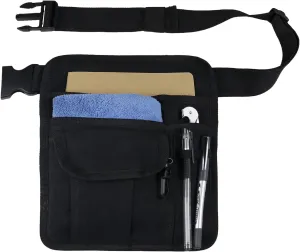 Canvas Apron Bag,Premium Quality Restaurant Waiter Waist Money Pouch Bag,With Adjustable Belt Pencil Holder and Check Holder，for Restaurant,gardening,Craftspeople etc.