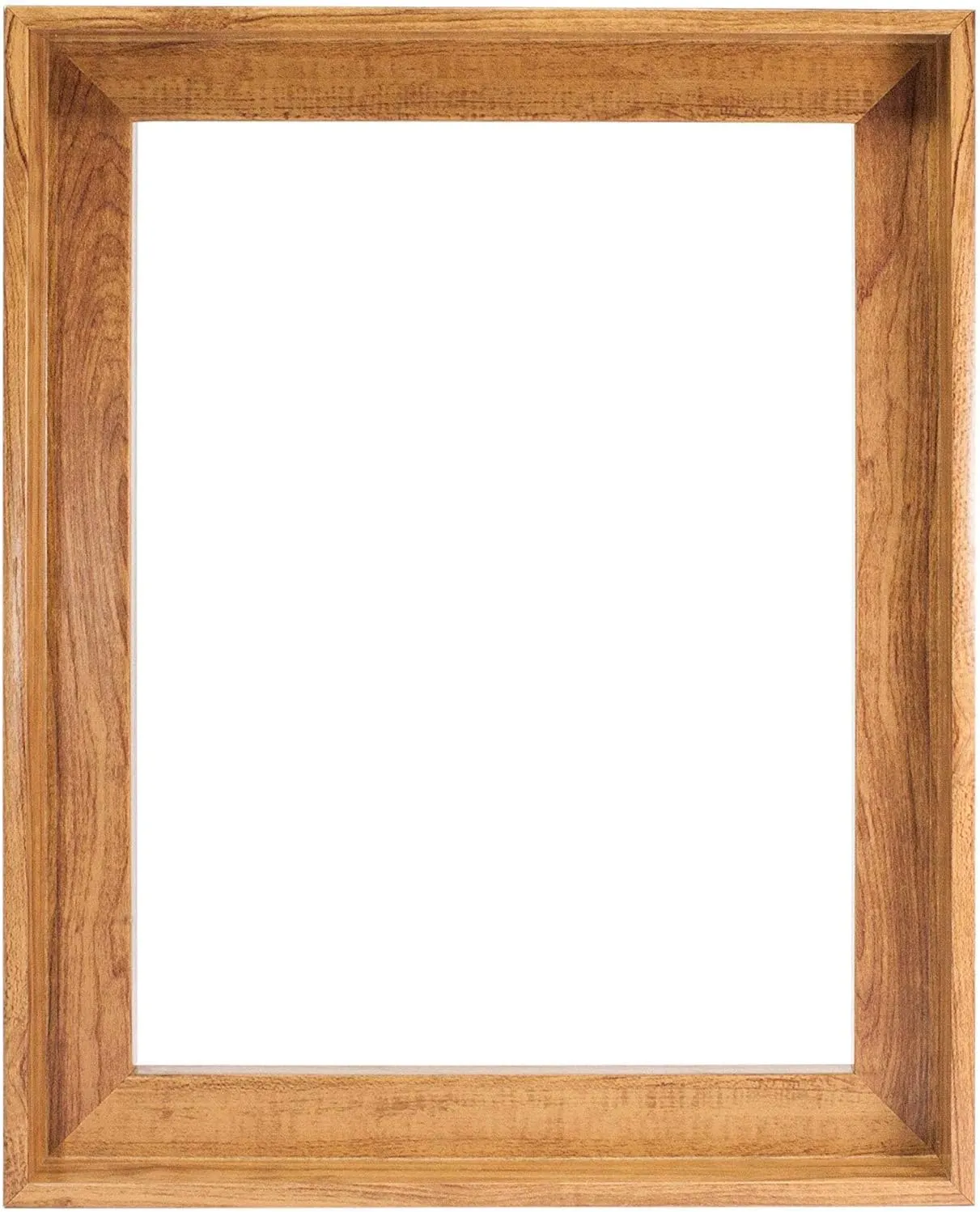 Canvas Floating Frame, Picture Wall Art Painting Frame for 16X20 Inch Finished Canvas Painting 1-1/4 Depth, Picture Art Wall Décor, Light Brown
