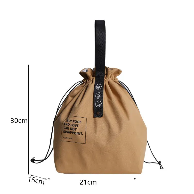 Canvas Lunch Bag - Bento Box Handbag
