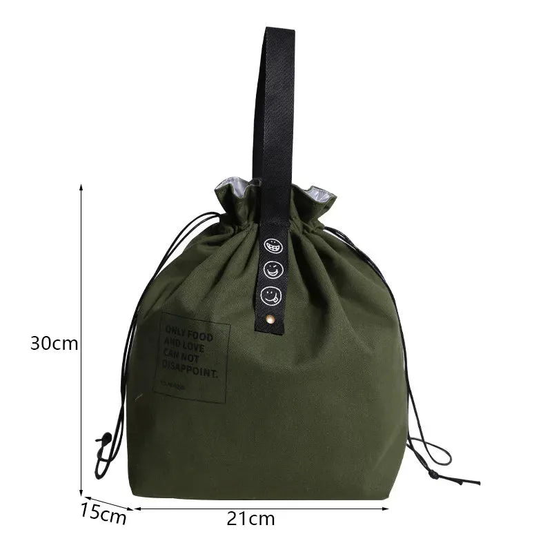 Canvas Lunch Bag - Bento Box Handbag