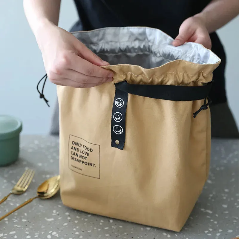 Canvas Lunch Bag - Bento Box Handbag