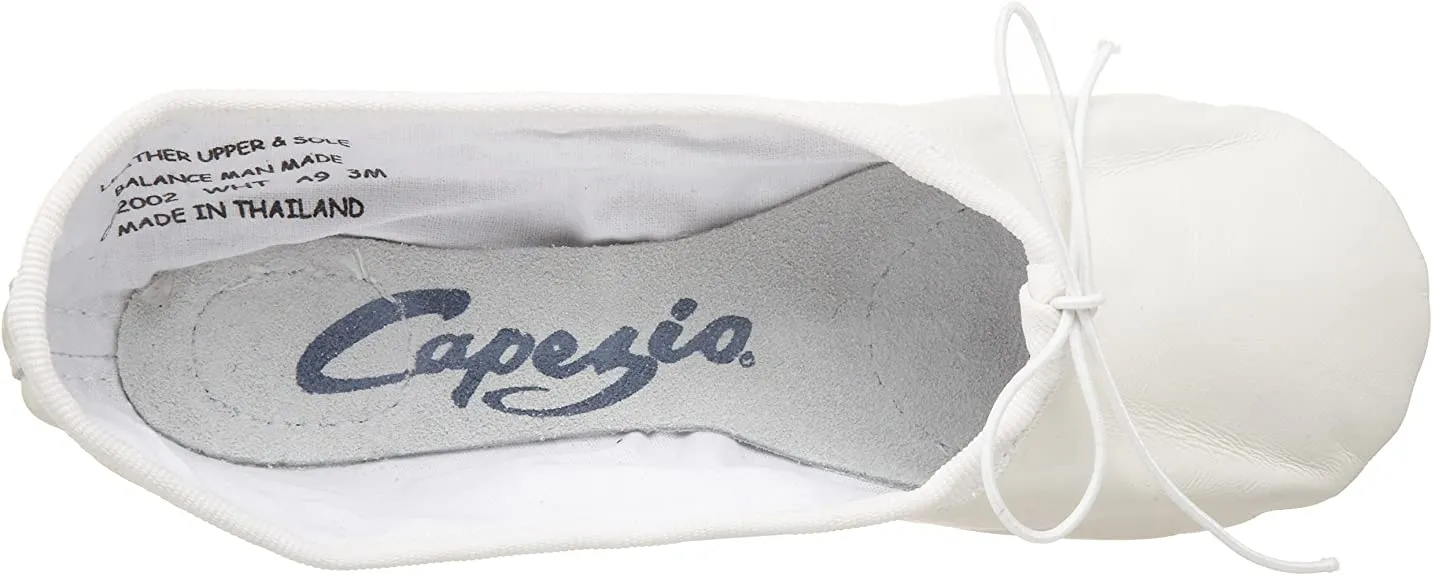 Capezio CG2002 Leather Split-Sole Ballet Shoe - White
