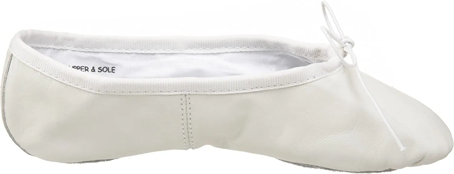Capezio CG2002 Leather Split-Sole Ballet Shoe - White