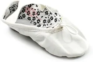 Capezio girls Ballet dance shoes, White, 8.5 Narrow Toddler US