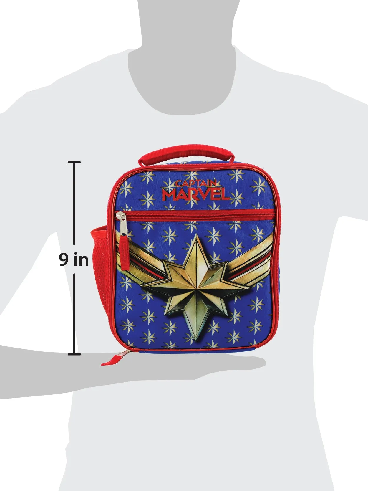 Captain Marvel Insulated School Lunch Box