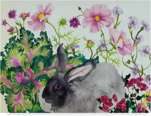 Carissa Luminess 'Hubert With Kale' Canvas Art
