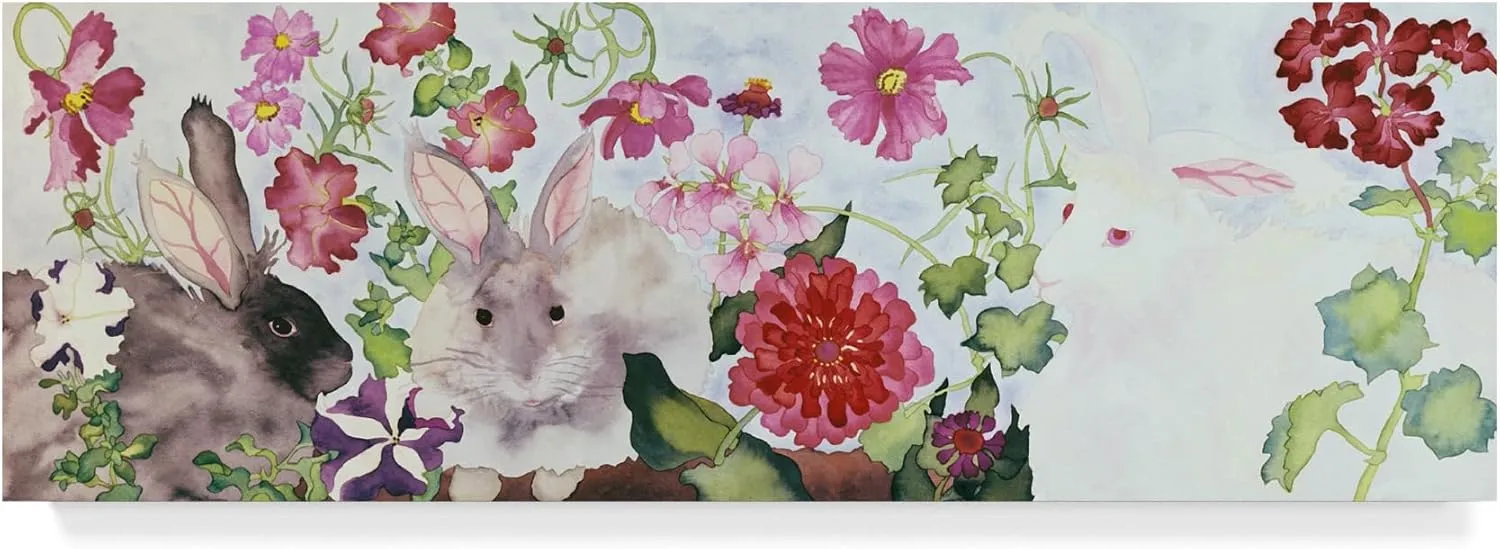 Carissa Luminess 'Rabbit Family' Canvas Art